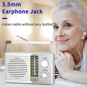 Yewrich AM FM radio AC-powered for indoor listening