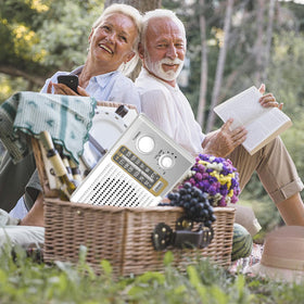 Yewrich D-cell battery option supports outdoor listening