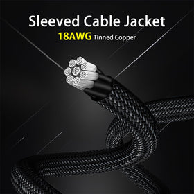 YEZriler 25-inch PCIe cable length for flexible routing.