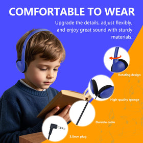 Adjustable headband ensures a secure classroom fit for many students.