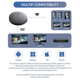 YGXLWF dongle held in hand demonstrating portable size and travel convenience