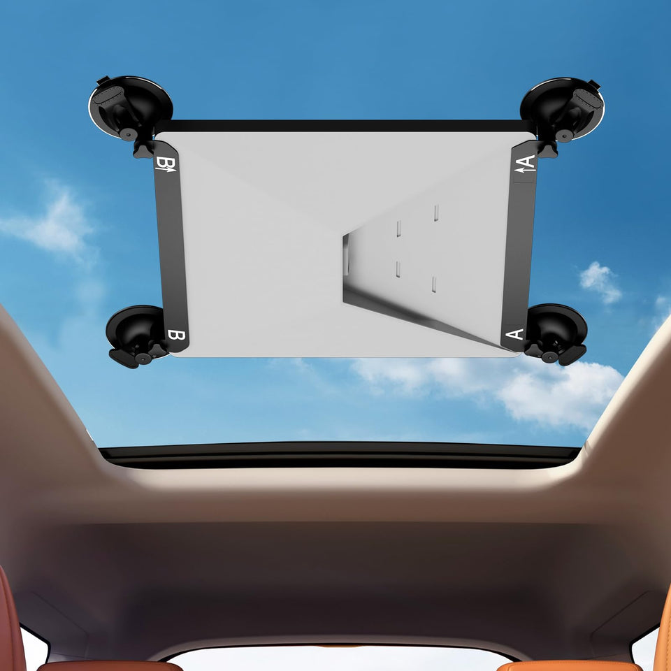 YHDD Starlink Mini Mount with powerful suction cups for secure vehicle attachment.