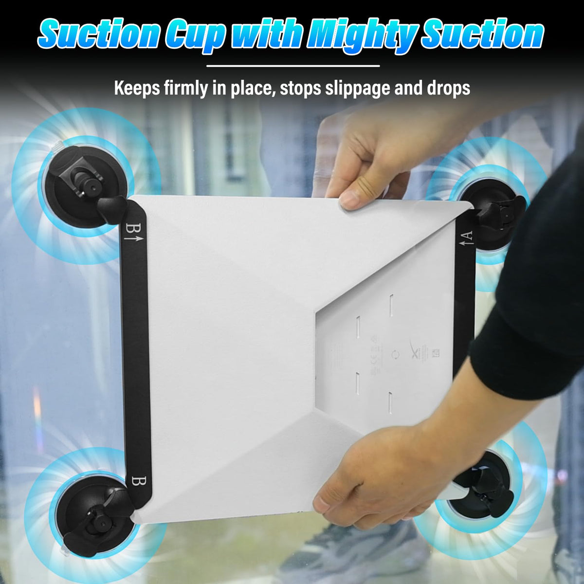 Weather-ready suction cups stay strong in heat and cold, keeping Starlink Mini steadier.