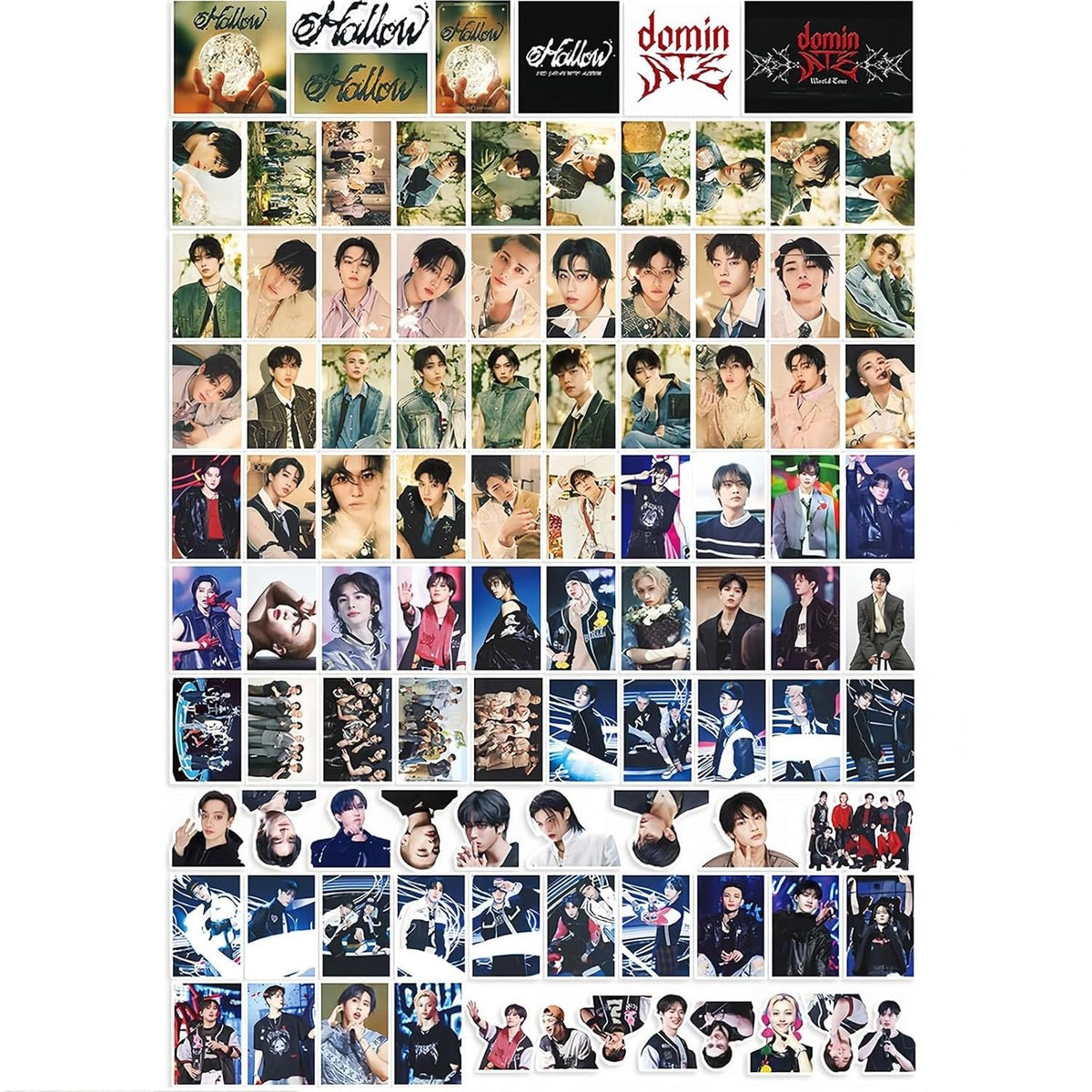 YiYiXiXi Stray-Kids laptop stickers, high-definition designs add vibrant red color.