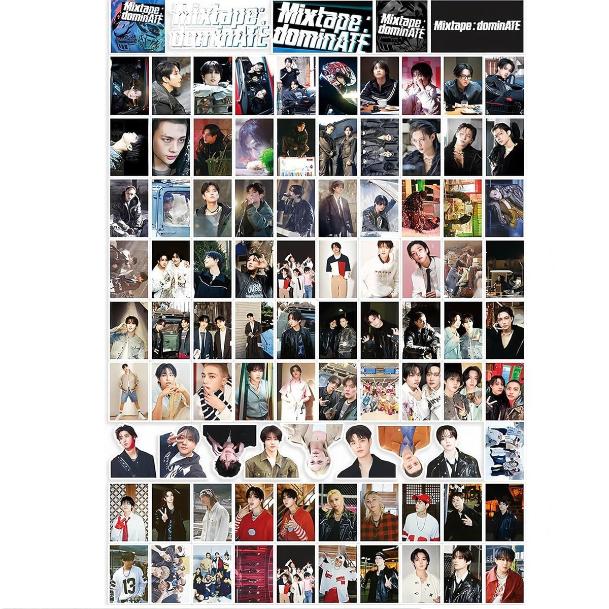 YiYiXiXi Stray-Kids stickers with varied expressions for notebooks and gear.