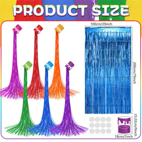 Yiaoyinnz paint bucket warp-knitted display cloth adds colorful accents to displays.