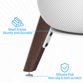 Yibracki HomePod wood stand bottom pads protect surfaces