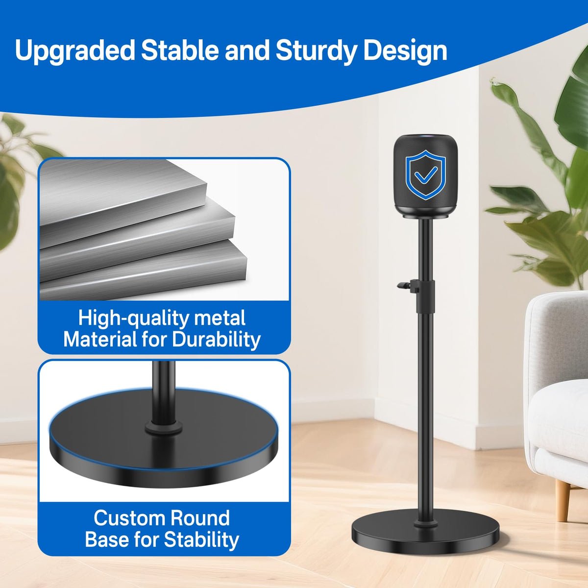 Yibracki stable metal structure provides robust support for HomePod