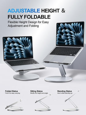 YICOSUN close-up of aluminum vents improving laptop cooling