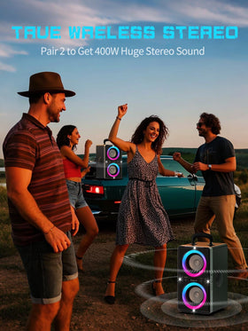 YIER wooden portable cabinet combines warm tones with travel-friendly design.