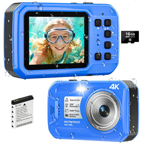 Yifecial 4K Underwater Camera captures crisp footage for snorkeling.