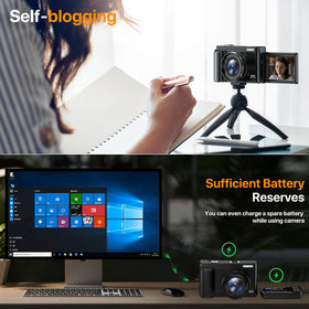 YIGLLO 4K camera with 16x digital zoom for flexible framing