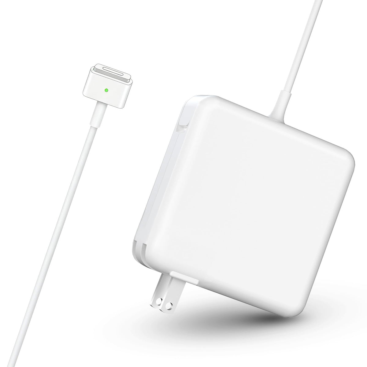 Yihele front view charger showing compact brick and plug for reliable power