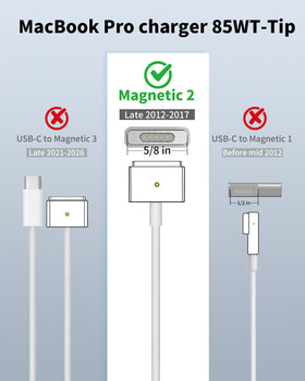 Yihele T-tip connector close-up showing magnetic tip and secure connection benefit