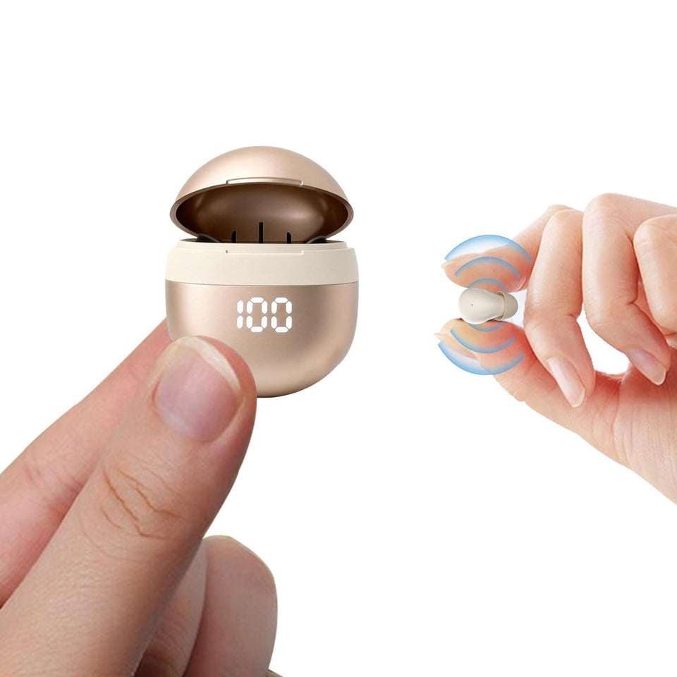Yihou invisible-small-earbuds provide ultra-light, barely-there comfort.