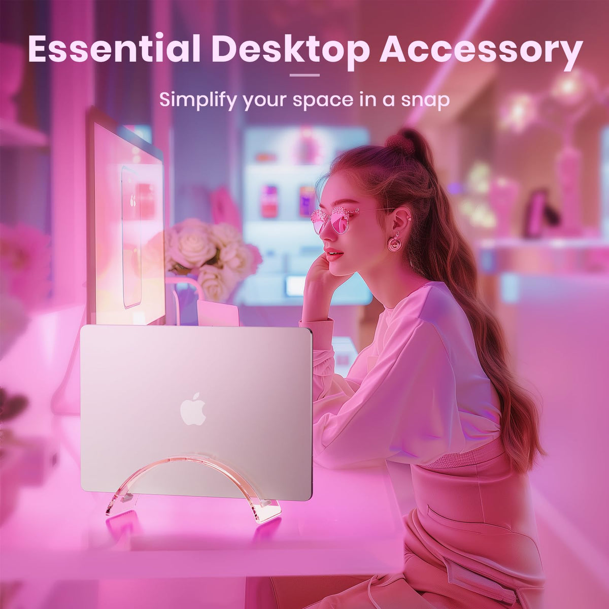 Yikola clear acrylic craft blends with any setup while remaining unobtrusive and protective