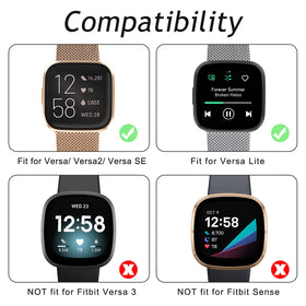 YILED bands side-by-side small and large for size comparison, choose correct fit benefit