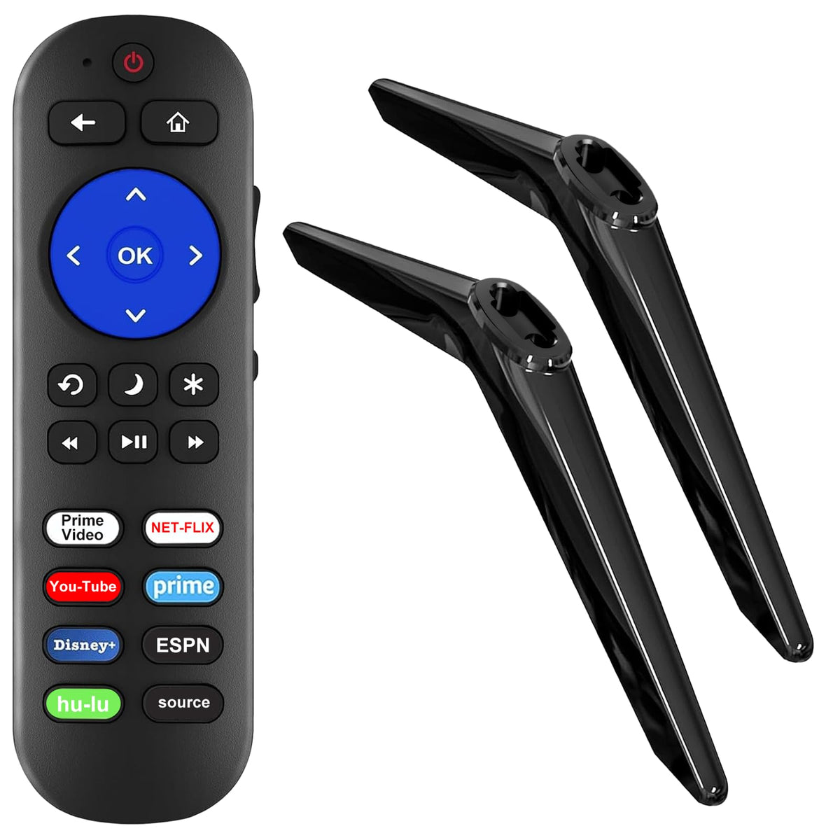 Yimaut base stand for TCL Roku stabilizing 28–32 inch TVs