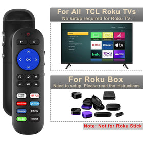 Yimaut base stand supports 49–55 inch TCL Roku TVs securely
