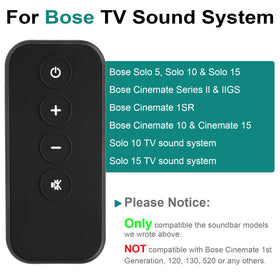 Yimaut replacement remote for Bose CineMate series; easy swap.