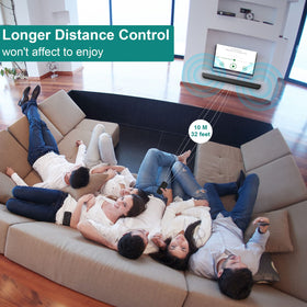 Yimaut remote requires no setup—remove plastic tab for immediate control.