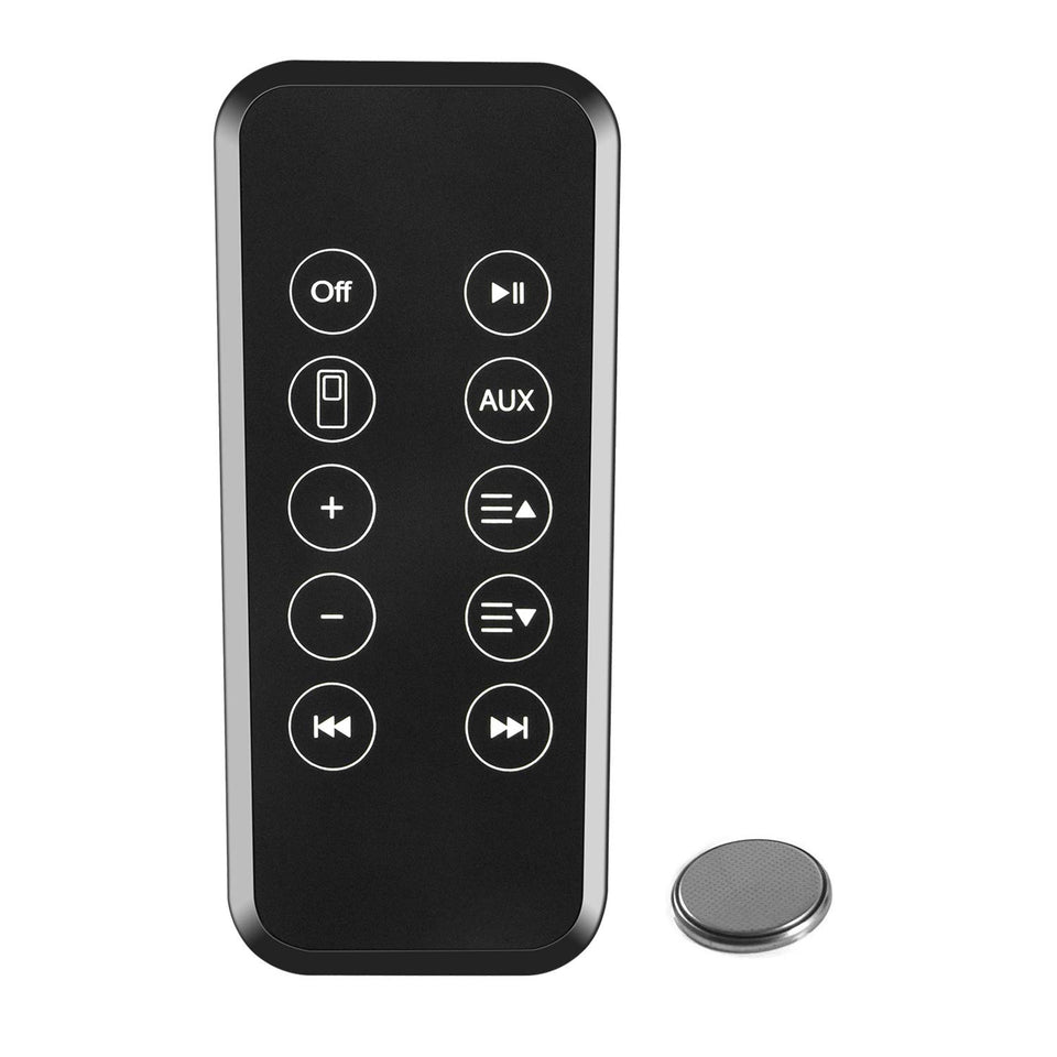 Yimaut remote front view showing buttons and clear labeling for easy control