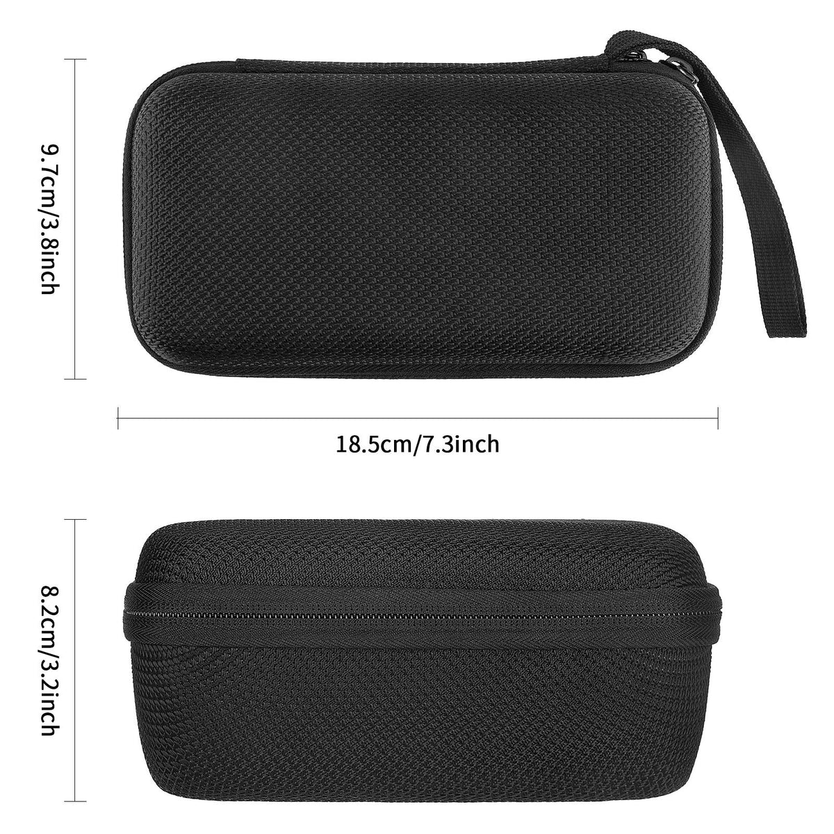 Yinke case held in hand showing scale and lightweight convenience for Emberton travel