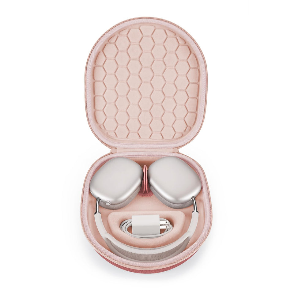 Yinke front view of coral red case showing secure protection and neat profile