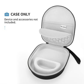 Yinke hand strap shown being held for easy transport and quick access