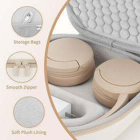 Yinke case open with WH-CH510 headphones inside shows snug, protective fit