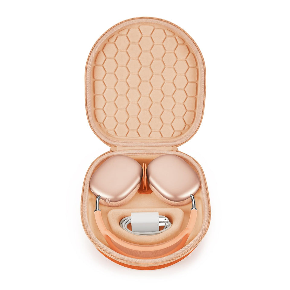 Yinke smart case front view showing orange EVA shell and secure protection