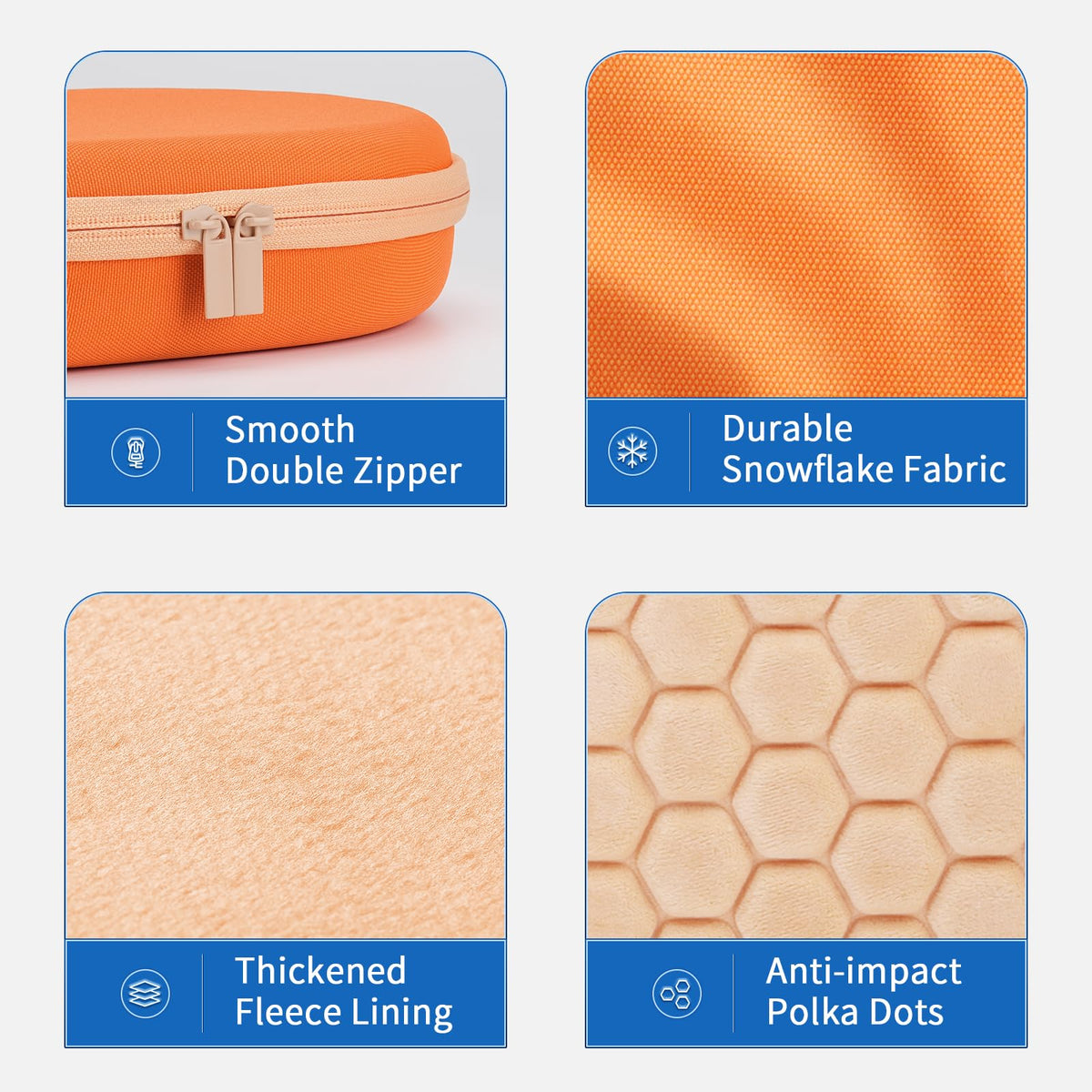 Yinke smart case water-resistant exterior repelling splashes for safe transport