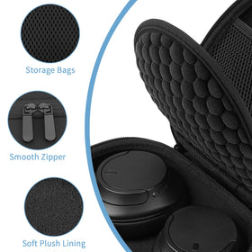 Yinke Sony WH-CH700N case with soft lining cushions delicate headphones