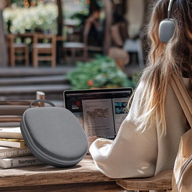 Yinke travel lifestyle shot in backpack illustrating on-the-go protection