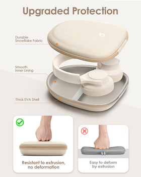 YINKECASE cable-pocket adds convenient storage for chargers and cables.
