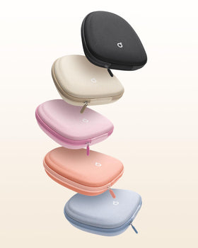 YINKECASE beige travel case suited for daily commutes.