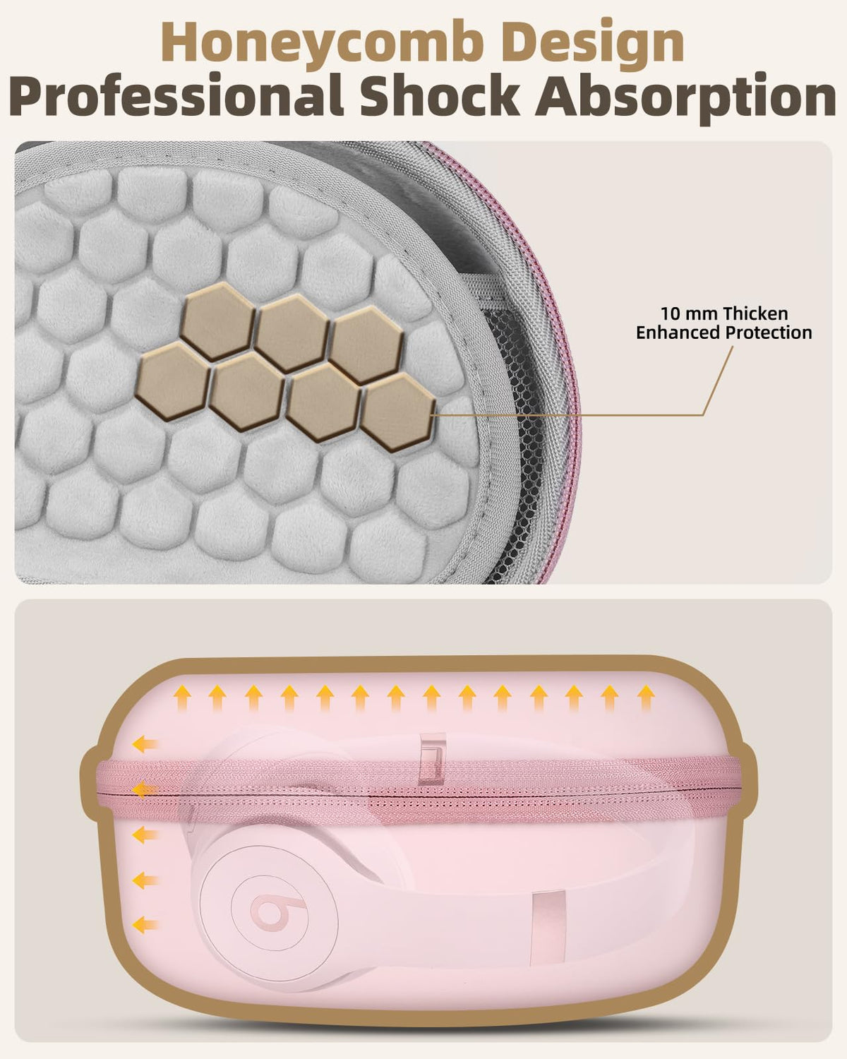 YINKECASE honeycomb lid adds secure closure for gear on the go.