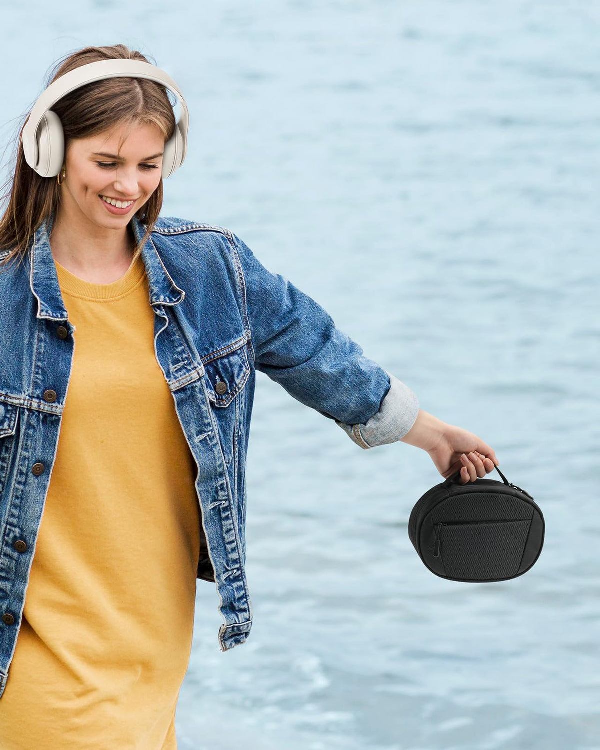 YINKECASE compact travel design fits in bags and purses.