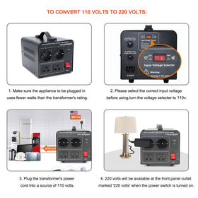 Yinleader 2000W includes 110V US power cord for immediate connection.