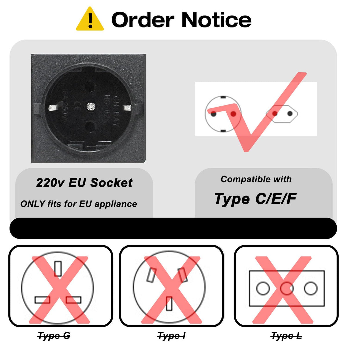 Yinleader 2000W back panel with input voltage selector for correct regional use.