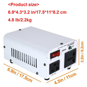 Yinleader next to hand for scale, compact form factor for easy packing and storage