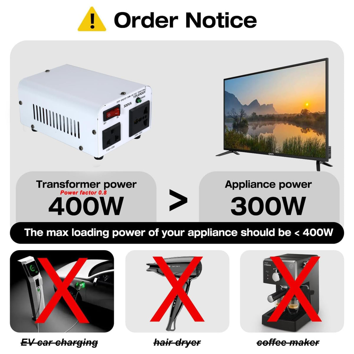 Yinleader universal and US sockets on top, accepts most plugs for versatile use
