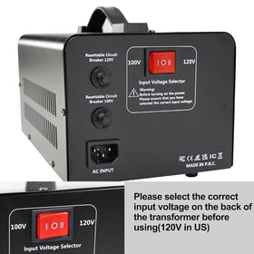 Yinleader close-up of the resettable circuit breaker for quick overload protection