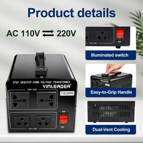 Yinleader compatible with hair dryers and coffee machines for home use.
