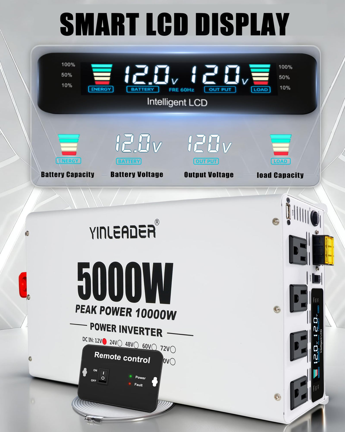 Yinleader copper cables highlighting high-conductivity power wiring.