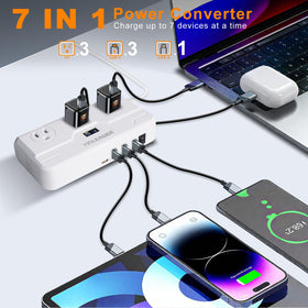 Yinleader packaging contents including adapters and manual