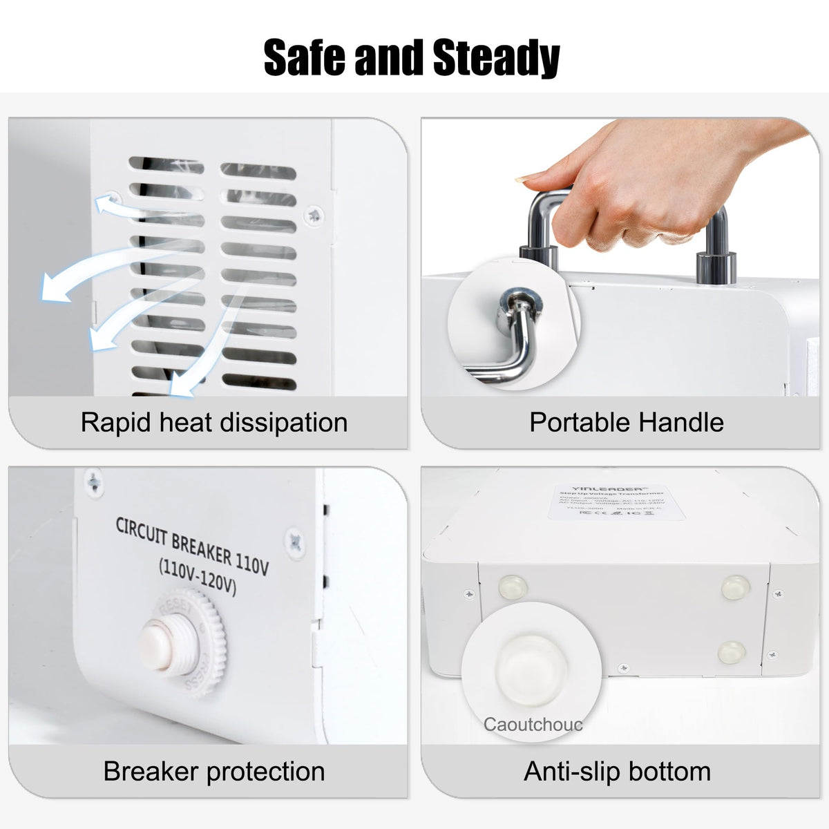 Yinleader packaging includes manual and warranty for confidence.
