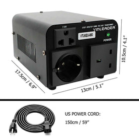 Yinleader next to a hand for scale showing compact portable size benefit