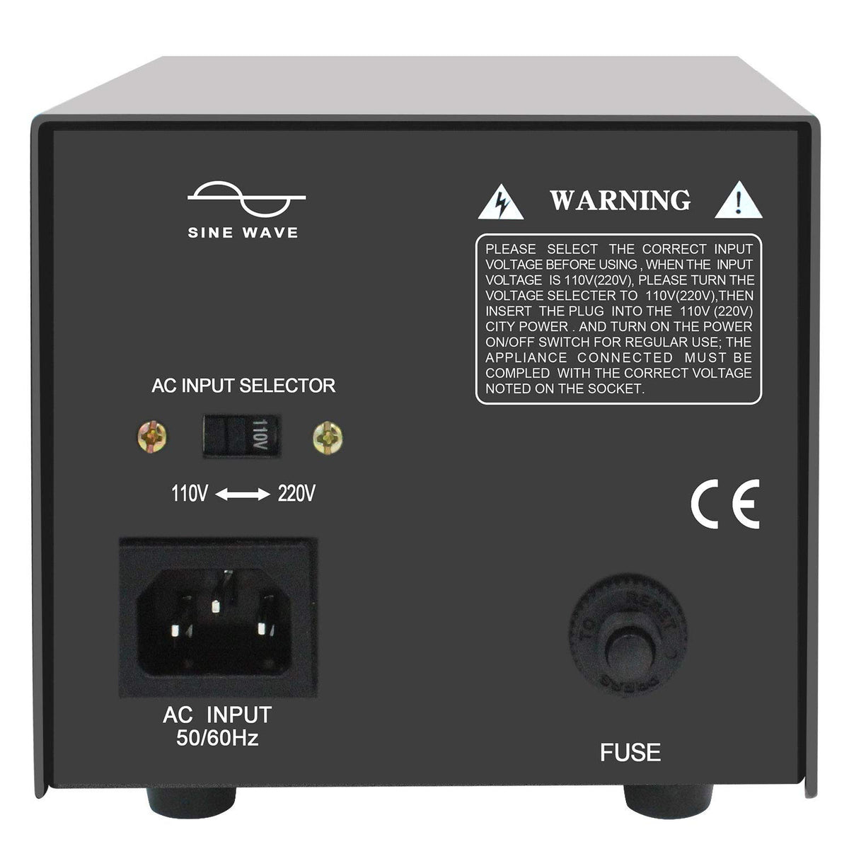 Yinleader dual circuit breakers on top offering overload protection for connected equipment