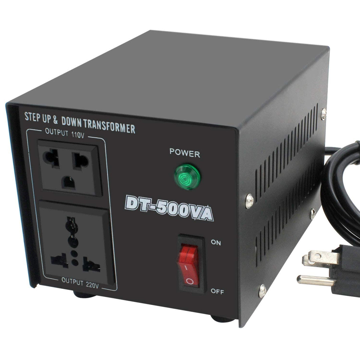 Yinleader US power cord attached ready for American outlets, simplifies setup and travel